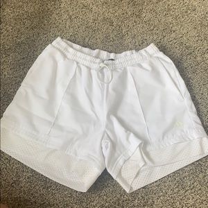 Adidas white shorts